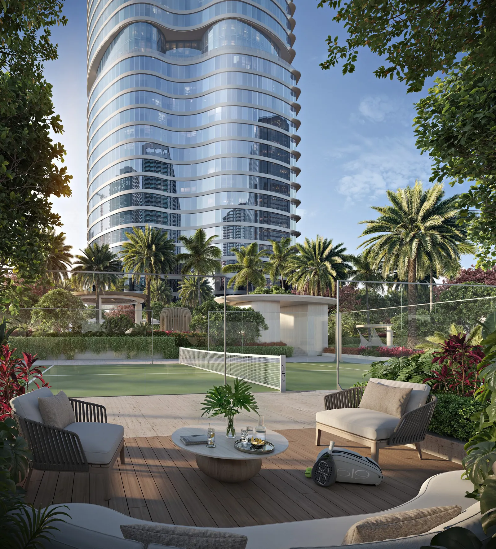 619 Brickell by Nobu · Foster + Partners &mdash; Pádel