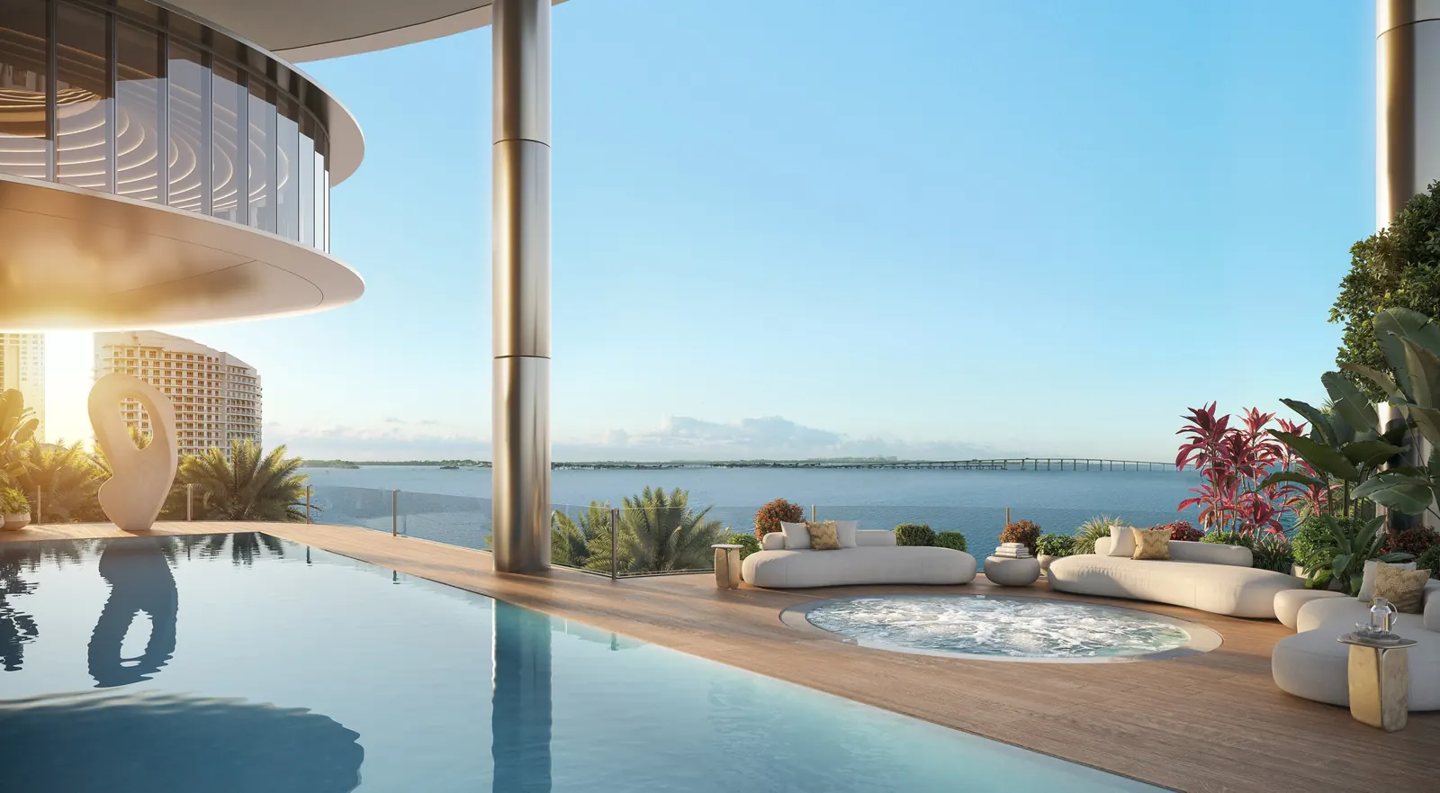 619 Brickell by Nobu · Foster + Partners &mdash; Piscina de nado