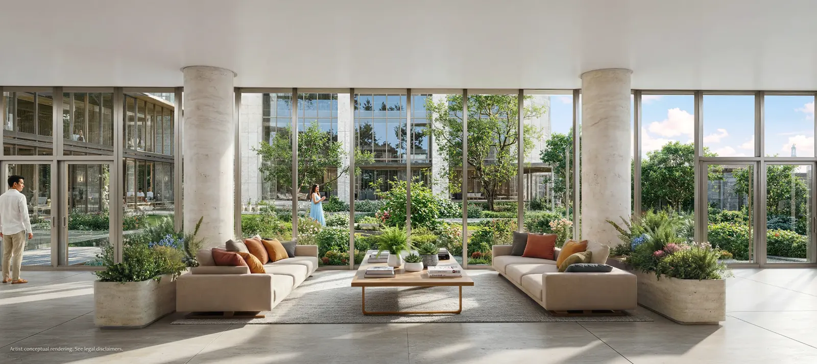 Lobby de Anantara Residences Miami