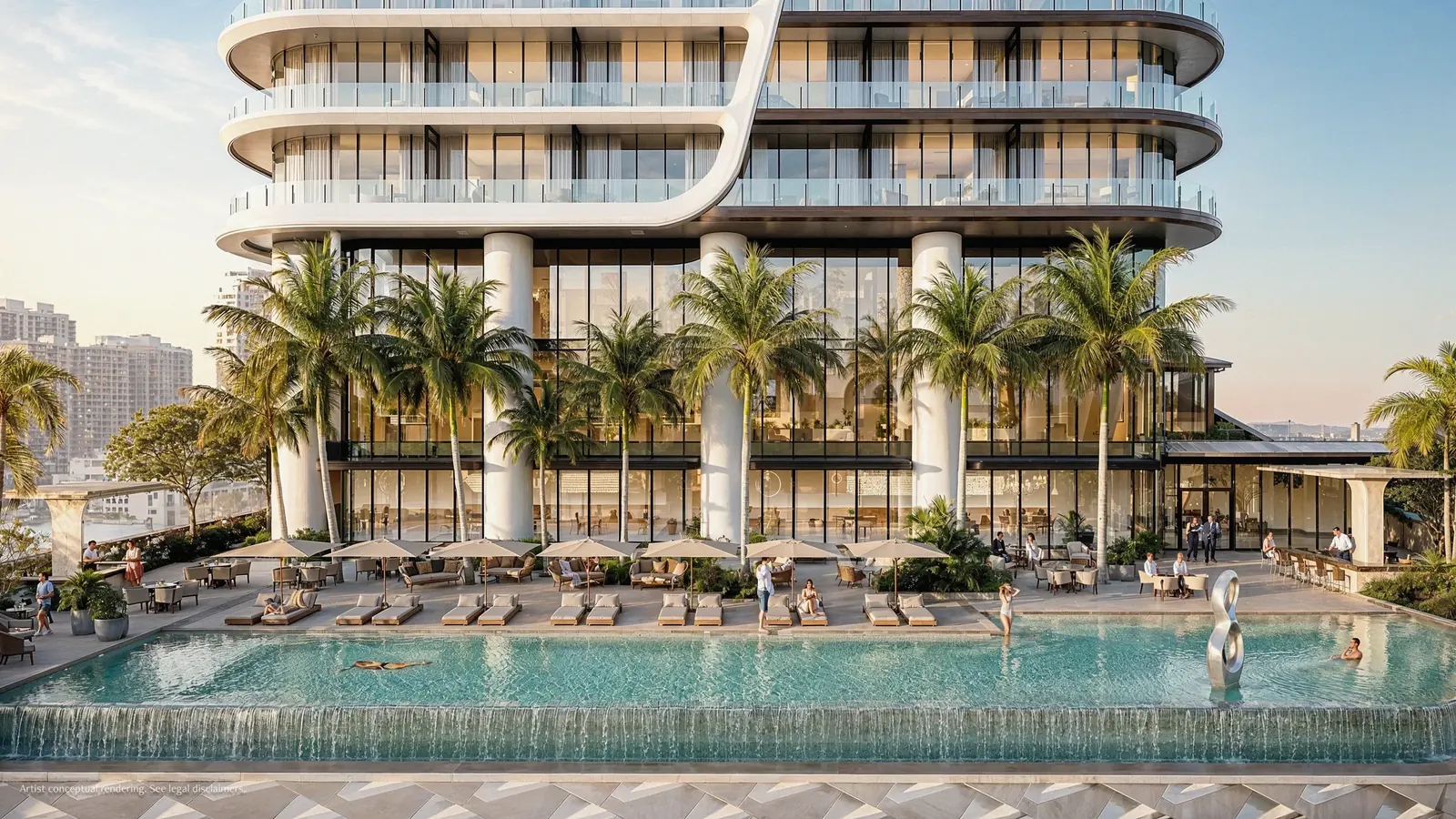 Piscina de Anantara Residences Miami