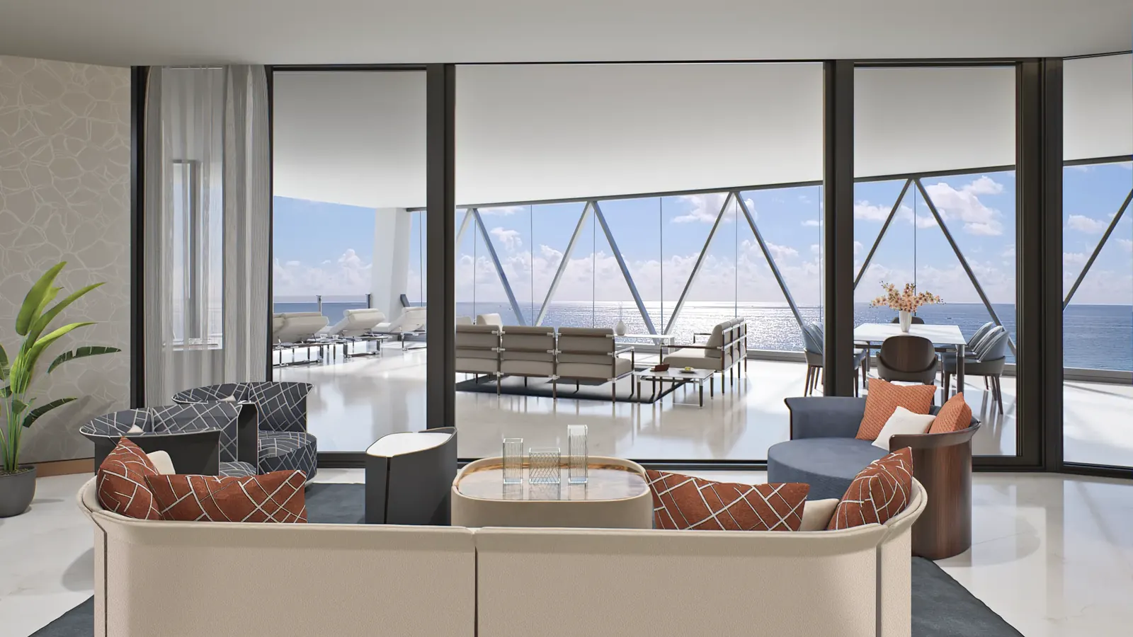 Bentley Residences Miami &mdash; Gran salón