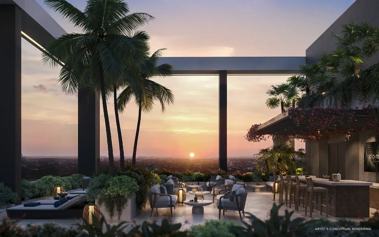 Rooftop Sunset