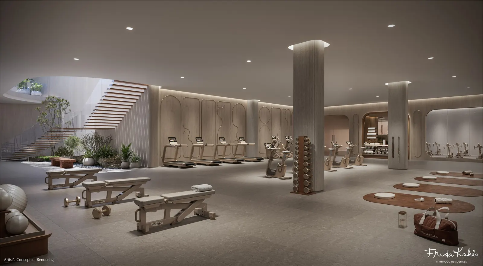 Frida Kahlo Wynwood Residences &mdash; Gimnasio