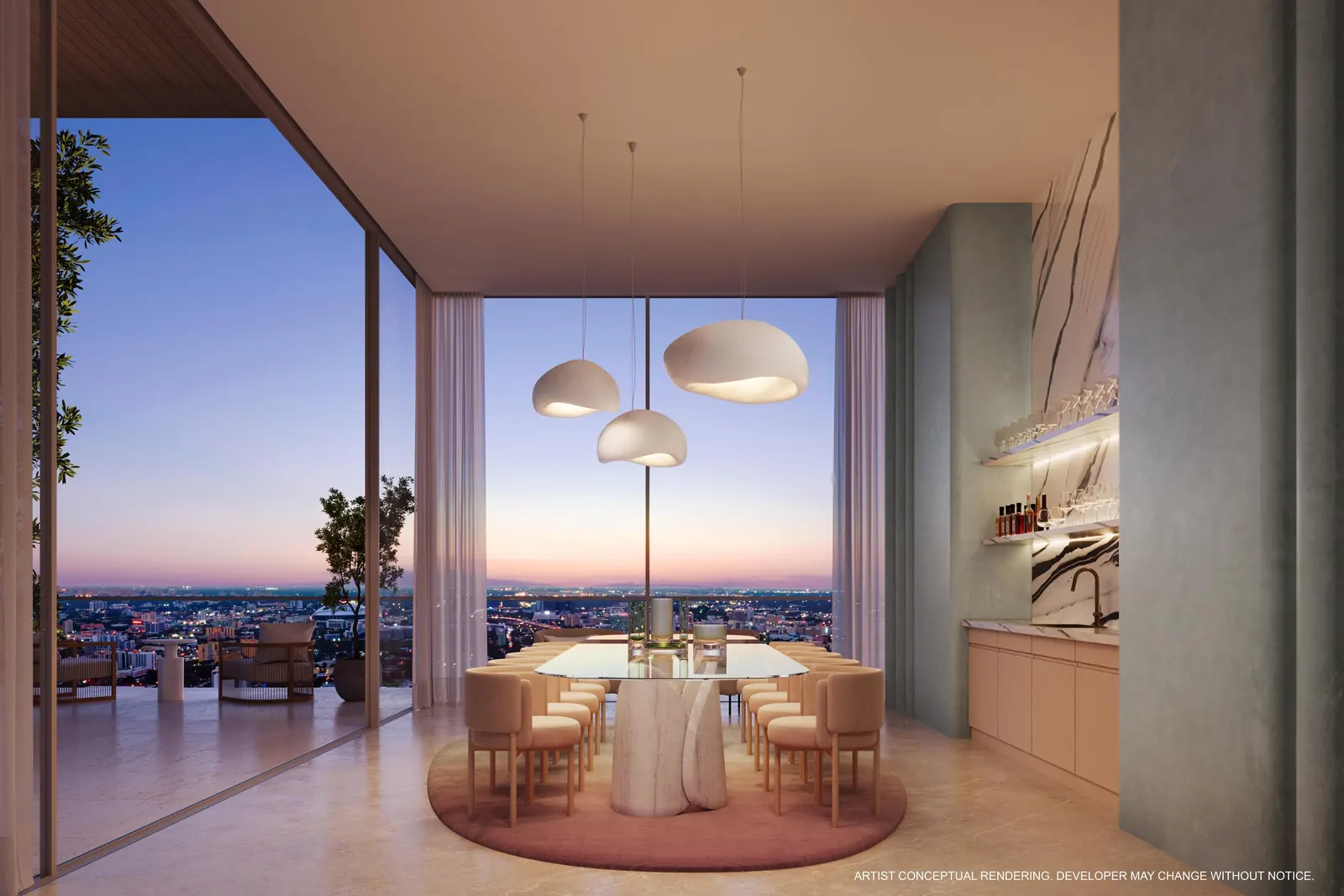 JEM Private Residences &mdash; Comedor privado