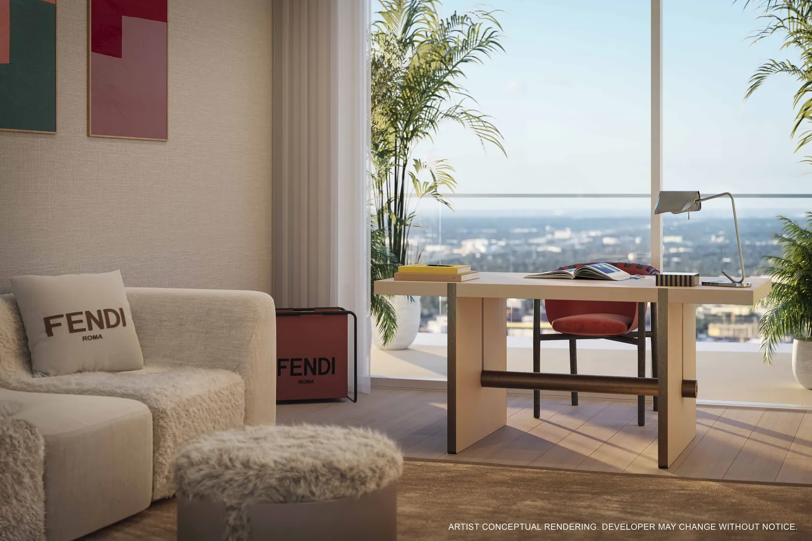JEM Private Residences &mdash; Sky Villa: biblioteca