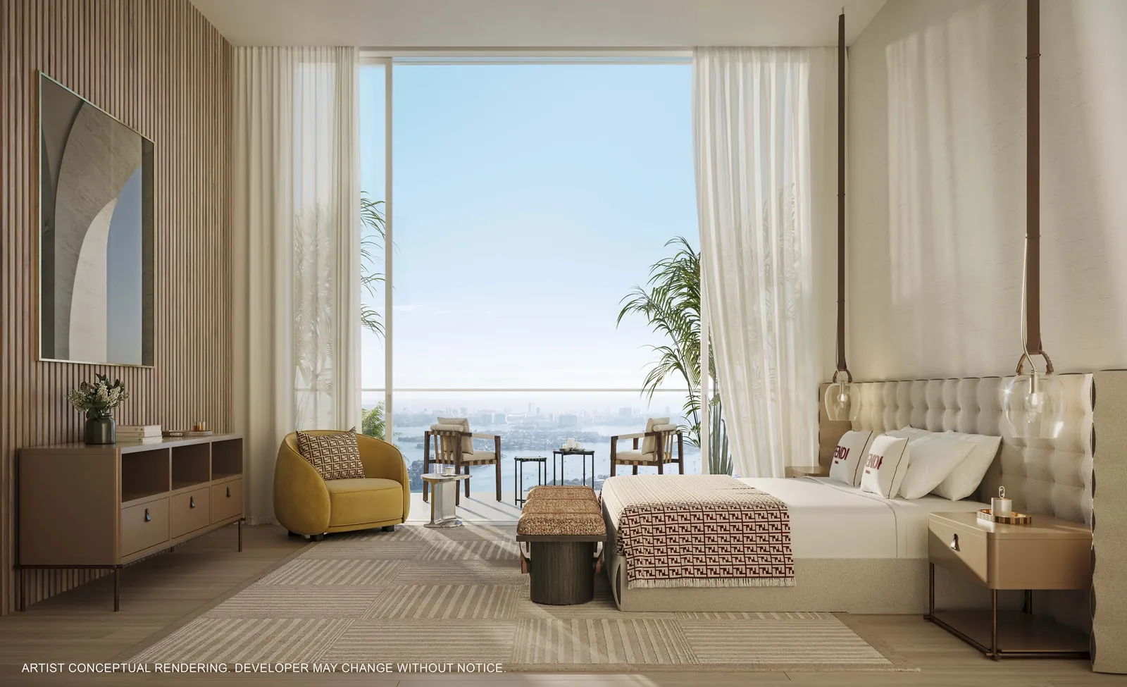 JEM Private Residences &mdash; Sky Villa: dormitorio
