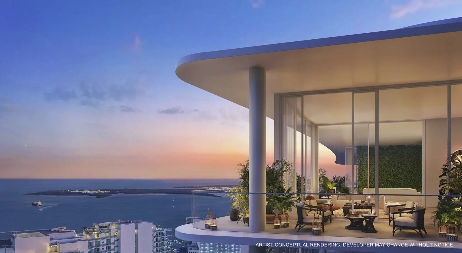 JEM Private Residences &mdash; Sky Villa: terraza