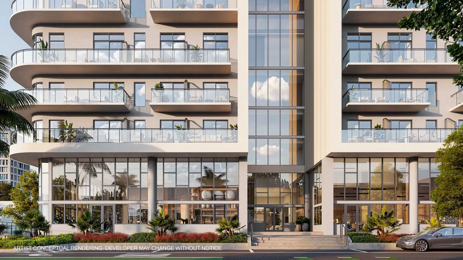 NoBe Parc – acceso al edificio