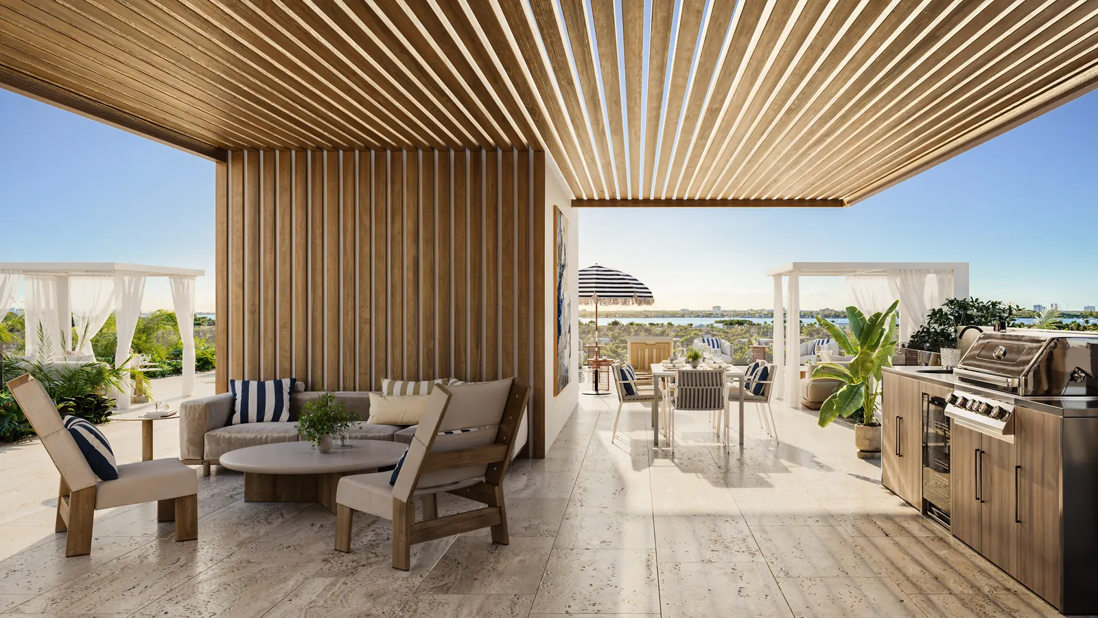 ola Bay Harbor &mdash; Rooftop summer kitchen