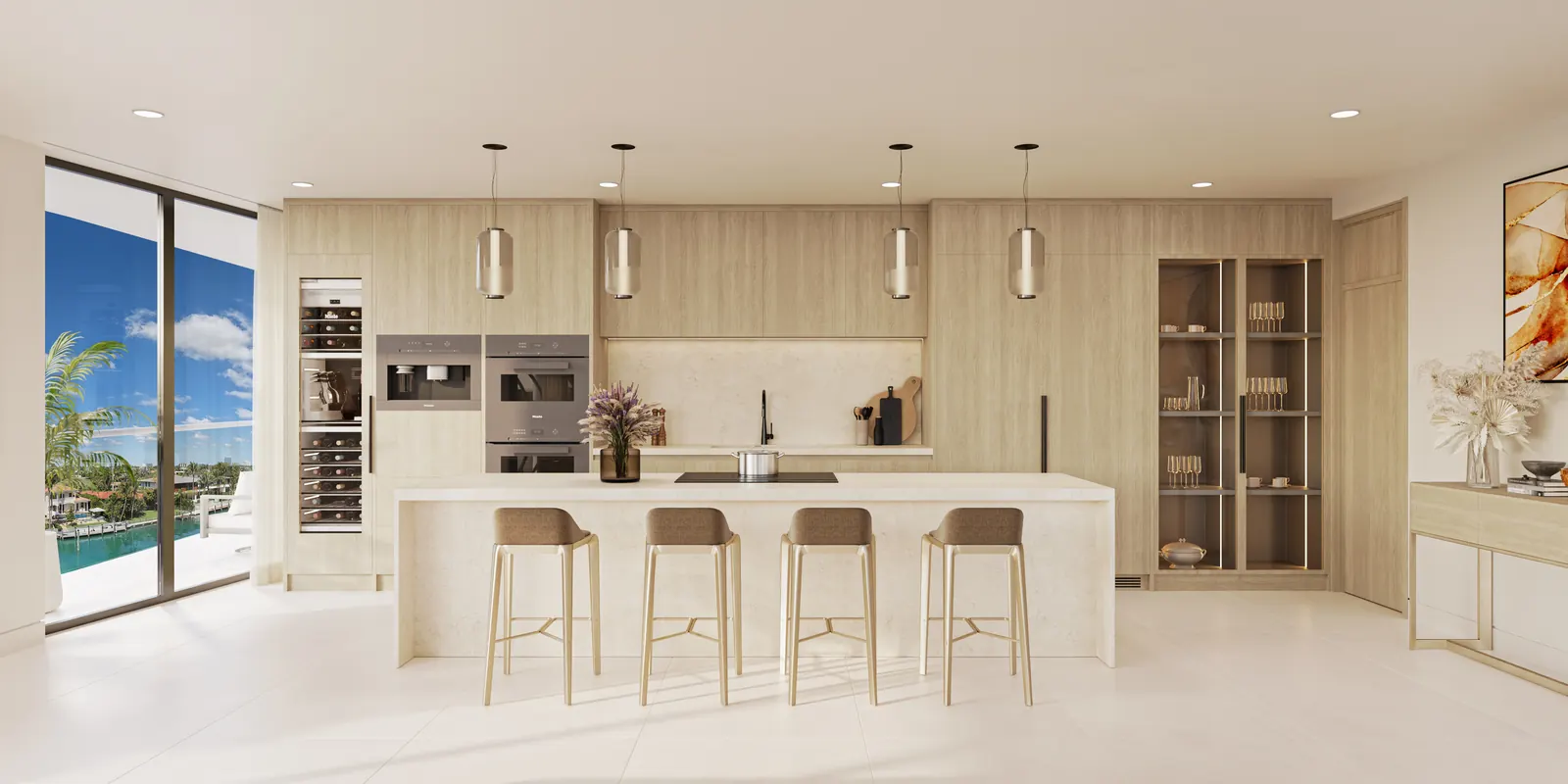 ola Bay Harbor &mdash; Kitchen · Penthouse 501