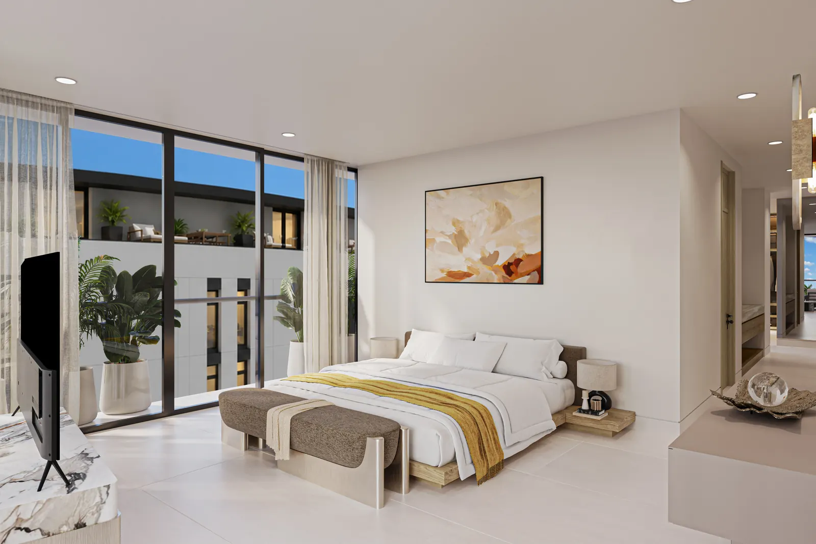 ola Bay Harbor &mdash; Primary bedroom · Penthouse 501