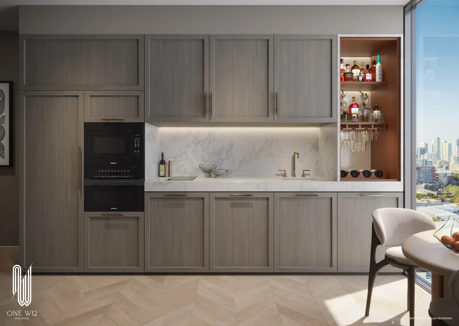 One W12 Residences &mdash; Cocina