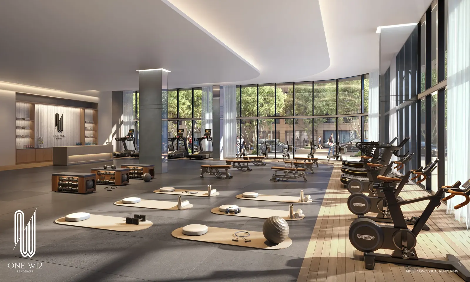 One W12 Residences &mdash; Gimnasio