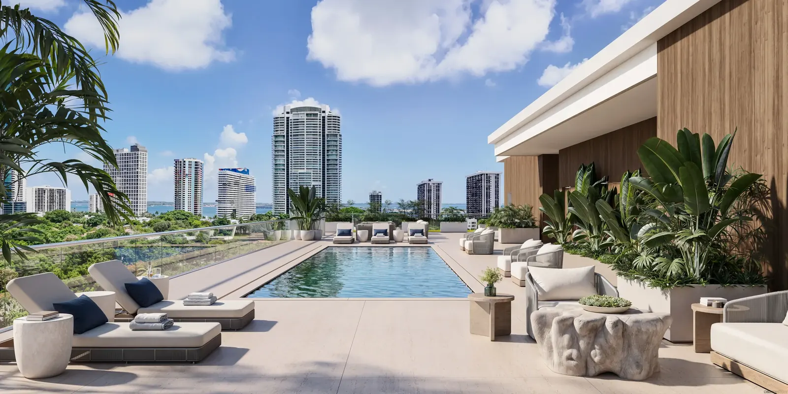 Parkside &mdash; Piscina en la azotea
