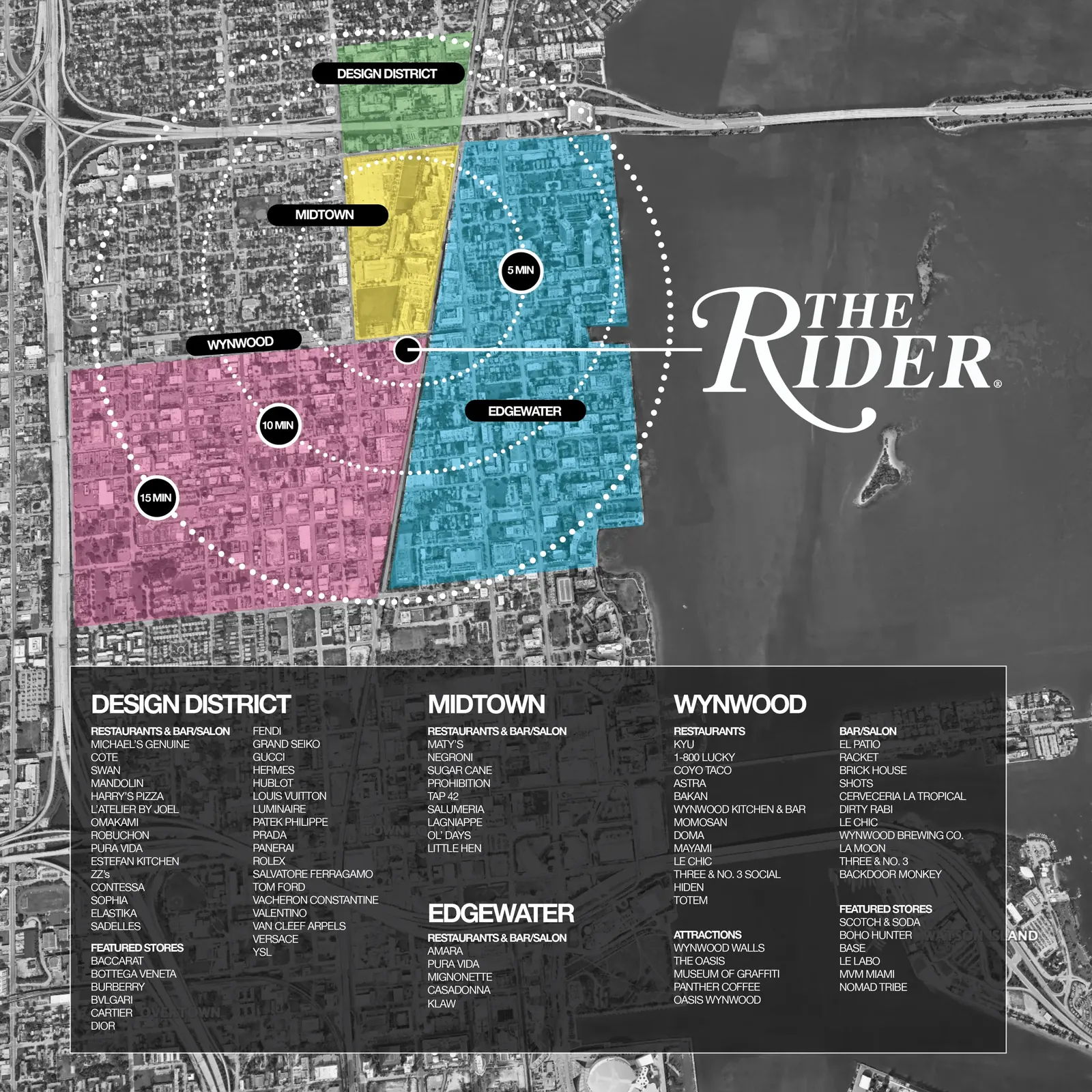 The Rider — Restaurantes, tiendas y atracciones del entorno