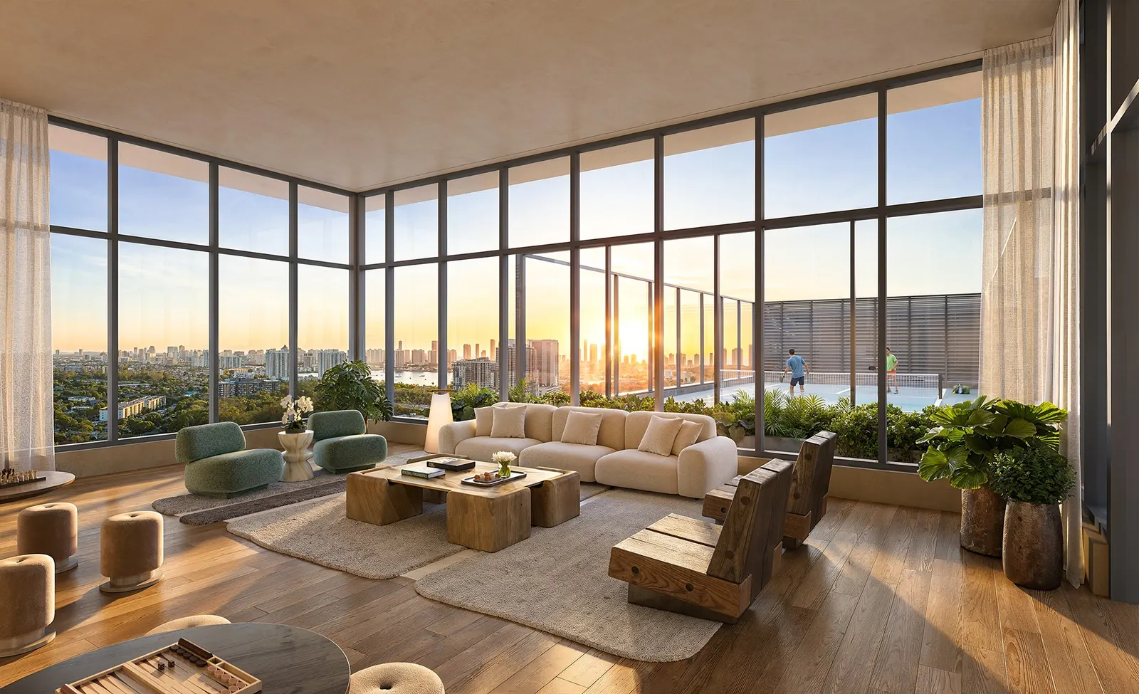 The William Residences &mdash; Pickleball lounge