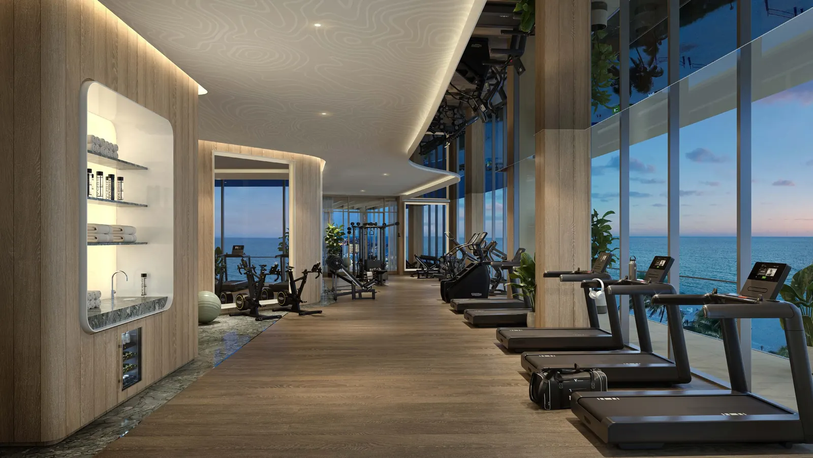 W Pompano Beach Hotel & Residences &mdash; Gimnasio