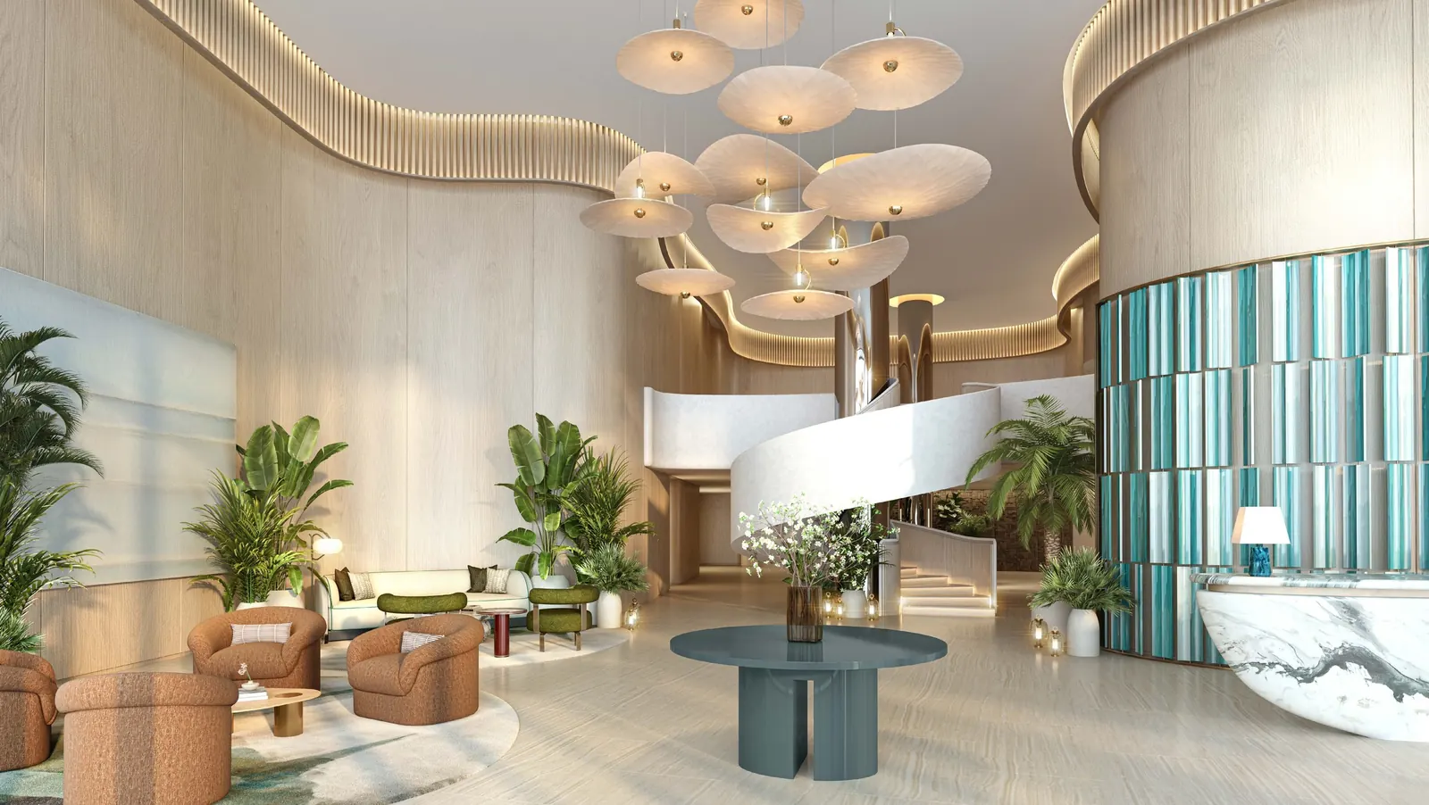W Pompano Beach Hotel & Residences &mdash; Vestíbulo