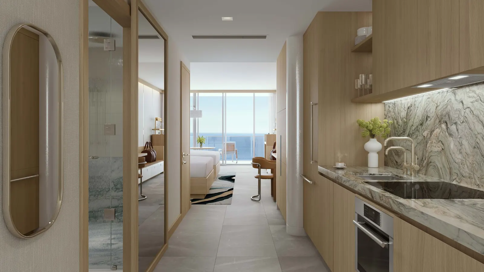 W Pompano Beach Hotel & Residences &mdash; Cocina de una suite